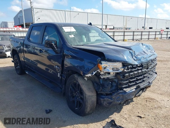 2022 Chevrolet Silverado 1500 RST with VIN 2GCPADED3N1505945, listed as a IAAI auction lot 40377315 with Not Provided miles and . Bid and sale history available at DreamBid. Image 1.
