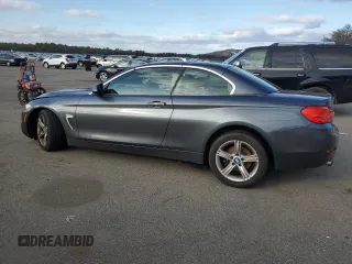 2015 BMW 4 Series 428i xDrive with VIN WBA3T1C58FP820907, listed as a Copart auction lot 87227004 with 81,047 mi miles and Salvage Title. Bid and sale history available at carsss.com. Image 2.