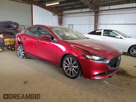 2019 Mazda 3 Preferred with VIN JM1BPADL8K1115313, listed as a Copart auction lot 47657405 with 26,520 mi miles and Salvage Title. Bid and sale history available at DreamBid. Image 4.