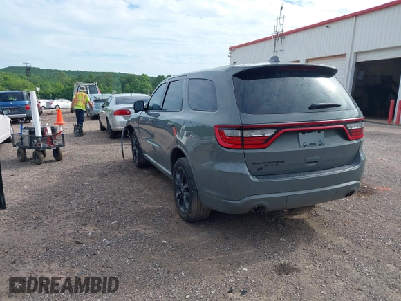 2022 Dodge Durango SXT with VIN 1C4RDJAG5NC158157, listed as a IAAI auction lot 39651483 with 18,398 mi miles and . Bid and sale history available at DreamBid. Image 3.
