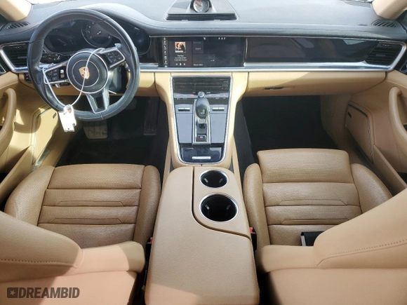 2017 Porsche Panamera with VIN WP0AA2A74HL102677, listed as a Copart auction lot 79771384 with 0 mi miles and Salvage Title. Bid and sale history available at carsss.com. Image 8.
