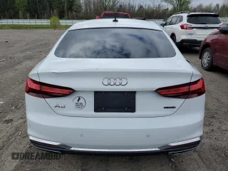 2022 Audi A5 Sportback S line Premium Plus z VIN WAUFACF59NA018118, wystawiony jako Copart lot #55637735 z przebiegiem 34 568 mil mil oraz Szkody całkowita. Historia ofert i sprzedaży dostępna na DreamBid. Obrazek 6.