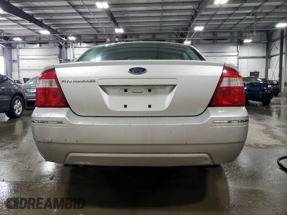 2006 Ford Five Hundred SE with VIN 1FAFP23186G105333, listed as a Copart auction lot 78208344 with 28,752 mi miles and Salvage Title. Bid and sale history available at carsss.com. Image 6.