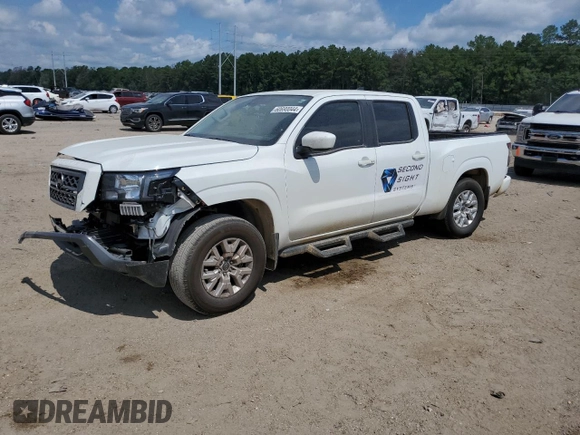 2023 Nissan Frontier SV with VIN 1N6ED1FK1PN659143, listed as a Copart auction lot 60690044 with 13,706 mi miles and Salvage Title. Bid and sale history available at carsss.com. Image 1.