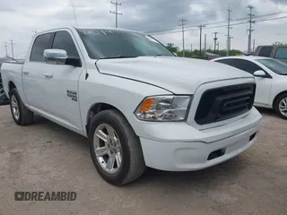 2019 Ram 1500 Classic Lone Star with VIN 1C6RR6LT7KS586474, listed as a IAAI auction lot 42106879 with 187,201 mi miles. Bid and sale history available at carsss.com. Image 1.