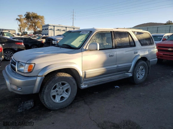 2000 Toyota 4Runner Limited with VIN JT3GN87R4Y0157534, listed as a Copart auction lot 80497934 with 206,163 mi miles and Salvage Title. Bid and sale history available at carsss.com. Image 1.
