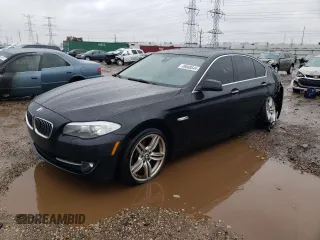2013 BMW 5 Series 535i xDrive with VIN WBAFU7C58DDU74451, listed as a Copart auction lot 49048544 with 87,021 mi miles and Salvage Title. Bid and sale history available at carsss.com. Image 1.