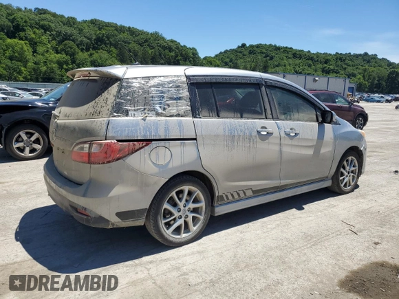 2012 Mazda 5 Touring with VIN JM1CW2CL2C0141959, listed as a Copart auction lot 61286614 with 171,189 mi miles and Salvage Title. Bid and sale history available at DreamBid. Image 3.