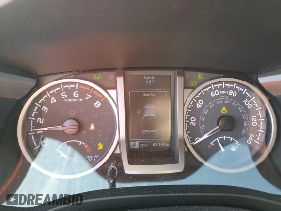 2020 Toyota Tacoma SR5 с VIN 3TMCZ5AN7LM311047, выставлен на аукционе Copart как лот 49690855 с пробегом 48 089 миль миль и Списание • Salvage title. История ставок и продаж доступна на DreamBid. Изображение 9.
