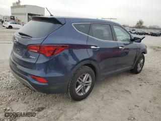 2018 Hyundai Santa Fe Sport 2.4L with VIN 5XYZTDLB3JG527819, listed as a Copart auction lot 82451234 with 0 mi miles and Salvage Title. Bid and sale history available at carsss.com. Image 3.