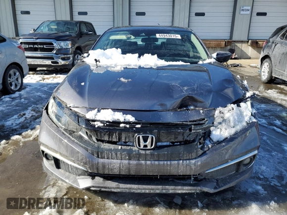 2019 Honda Civic Sedan EX with VIN 19XFC1F38KE004123, listed as a Copart auction lot 44943015 with 40,963 mi miles and Salvage Title. Bid and sale history available at carsss.com. Image 5.