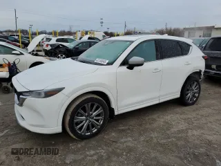 2024 Mazda CX-5 2.5 Turbo Signature with VIN JM3KFBXY2R0388321, listed as a Copart auction lot 42134045 with 20,549 mi miles and Salvage Title. Bid and sale history available at carsss.com. Image 1.