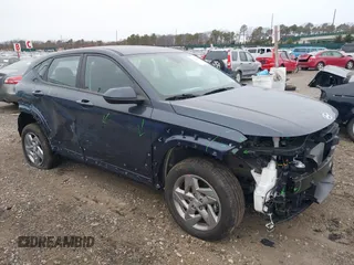 2025 Hyundai Kona SE with VIN KM8HACAB6SU222521, listed as a IAAI auction lot 41354659 with 1,886 mi miles. Bid and sale history available at carsss.com. Image 1.