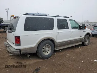 2001 Ford Excursion Limited z VIN 1FMNU42F01ED72943, wystawiony jako Copart lot #53872445 z przebiegiem 195 219 mil mil oraz Szkoda całkowita • Salvage title. Historia ofert i sprzedaży dostępna na DreamBid. Obrazek 3.