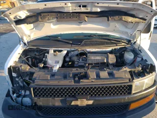 2019 Chevrolet Express Cargo Van with VIN 1GCWGAFG3K1181981, listed as a Copart auction lot 46722105 with 163,260 mi miles and Salvage Title. Bid and sale history available at carsss.com. Image 12.