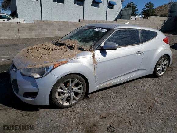 2016 Hyundai Veloster with VIN KMHTC6AD7GU280426, listed as a Copart auction lot 77609894 with 0 mi miles and Salvage Title. Bid and sale history available at carsss.com. Image 1.