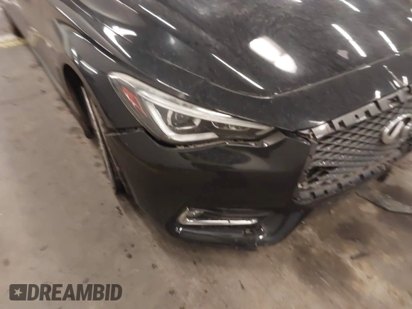 2018 Infiniti Q60 Luxe with VIN JN1EV7EL1JM393037, listed as a IAAI auction lot 41308526 with 54,065 mi miles and . Bid and sale history available at DreamBid. Image 19.