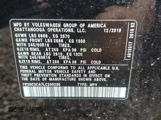 2020 Volkswagen Atlas S z VIN 1V2GC2CA7LC203295, wystawiony jako Copart lot #55988825 z przebiegiem 45 414 mil mil oraz Szkoda całkowita • Salvage title. Historia ofert i sprzedaży dostępna na DreamBid. Obrazek 13.