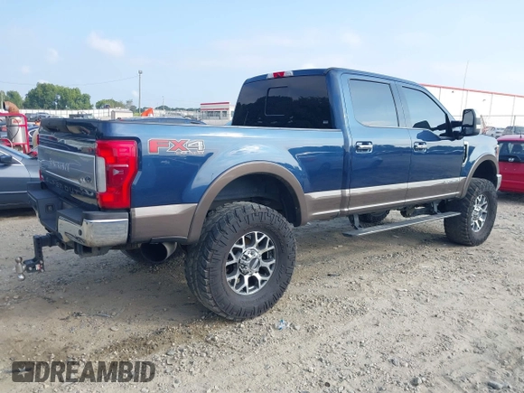 2017 Ford F-250 Lariat with VIN 1FT7W2BT9HED50676, listed as a IAAI auction lot 40101868 with 154,199 mi miles and . Bid and sale history available at DreamBid. Image 4.
