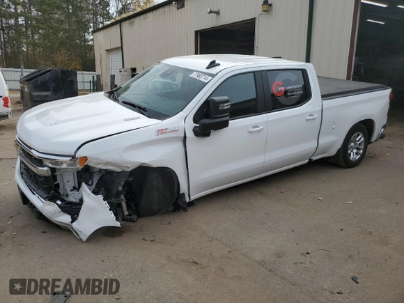 2024 Chevrolet Silverado 1500 LT with VIN 1GCUDDE86RZ292936, listed as a Copart auction lot 77983714 with 16,756 mi miles and Salvage Title. Bid and sale history available at carsss.com. Image 1.