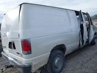 2005 Ford Econoline Cargo with VIN 1FTNE24L55HA37593, listed as a IAAI auction lot 41448776 with Not Provided miles. Bid and sale history available at carsss.com. Image 4.