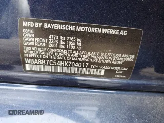2017 BMW 3 Series 340i xDrive with VIN WBA8B7C54HK704017, listed as a Copart auction lot 88069165 with 78,810 mi miles and Salvage Title. Bid and sale history available at carsss.com. Image 12.