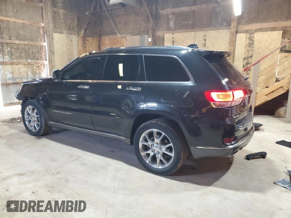 2014 Jeep Grand Cherokee Summit with VIN 1C4RJFJT7EC398488, listed as a Copart auction lot 57593975 with 64,630 mi miles and Clean title. Bid and sale history available at DreamBid. Image 2.