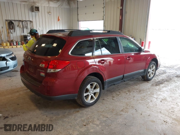 2013 Subaru Outback Premium with VIN 4S4BRCCC3D3262102, listed as a IAAI auction lot 42033397 with 137,345 mi miles and . Bid and sale history available at carsss.com. Image 4.