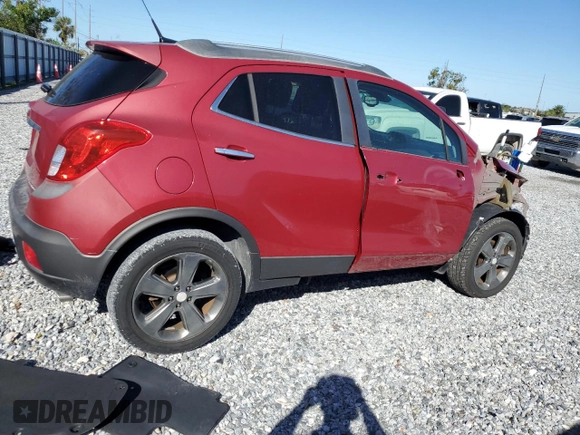 2014 Buick Encore Convenience with VIN KL4CJBSBXEB592971, listed as a Copart auction lot 48118055 with 37,928 mi miles and Salvage Title. Bid and sale history available at carsss.com. Image 3.