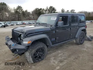 2023 Jeep Wrangler z VIN 1C4JJXN66PW605056, wystawiony jako Copart lot #44544385 z przebiegiem 21 426 mil mil oraz Szkoda całkowita • Salvage title. Historia ofert i sprzedaży dostępna na DreamBid. Obrazek 1.