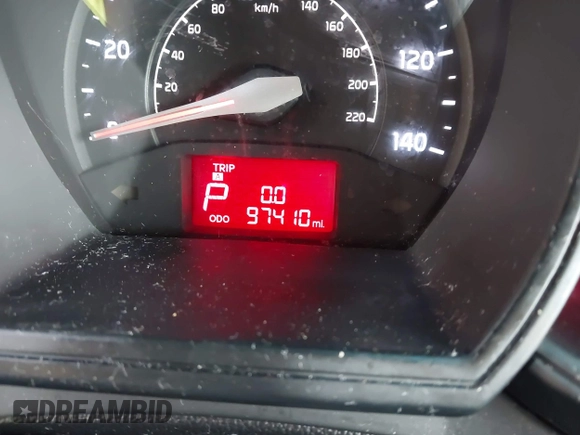 2016 Kia Rio LX with VIN KNADM4A37G6658991, listed as a IAAI auction lot 42092386 with 97,410 mi miles. Bid and sale history available at carsss.com. Image 6.