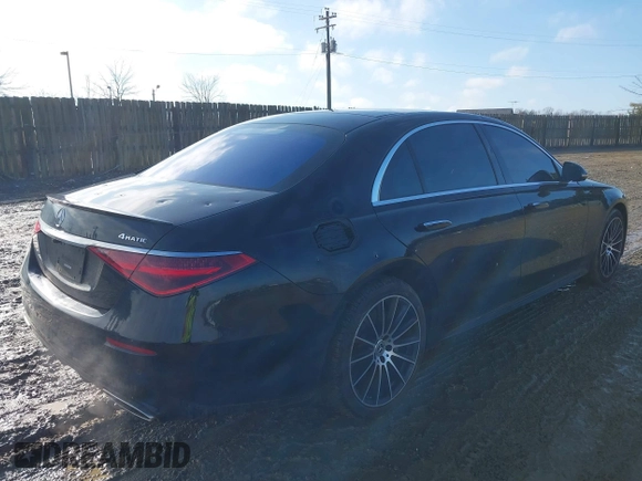 2021 Mercedes-Benz S 580 z VIN W1K6G7GB9MA055882, wystawiony jako IAAI lot #41531233 z przebiegiem 39 682 mil mil oraz . Historia ofert i sprzedaży dostępna na DreamBid. Obrazek 4.