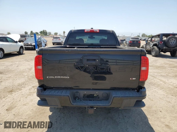 2022 Chevrolet Colorado 2WD LT with VIN 1GCHSCEN9N1114860, listed as a Copart auction lot 65295715 with 47,589 mi miles and Salvage title. Bid and sale history available at DreamBid. Image 6.