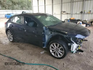 2014 Mazda 3 S Touring with VIN JM1BM1L36E1188615, listed as a Copart auction lot 80682274 with 84,888 mi miles and Salvage Title. Bid and sale history available at DreamBid. Image 4.