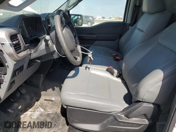 2022 Ford F-150 XL with VIN 1FTMF1CB0NKD24628, listed as a Copart auction lot 47822995 with 34,664 mi miles and Salvage Title. Bid and sale history available at carsss.com. Image 7.