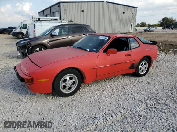 1987 Porsche 944 z VIN WP0AB0946HN476255, wystawiony jako Copart lot #79870704 z przebiegiem 177 672 mil mil oraz Czysty tytuł • Clean title. Historia ofert i sprzedaży dostępna na DreamBid. Obrazek 1.
