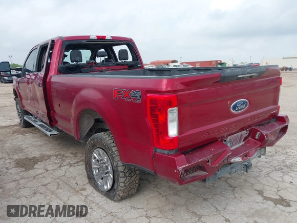 2017 Ford Super Duty F-250 SRW Lariat with VIN 1FT7W2B65HED25087, listed as a IAAI auction lot 42117125 with 122,369 mi miles. Bid and sale history available at carsss.com. Image 3.