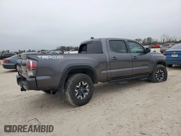 2021 Toyota Tacoma 4WD SR5 with VIN 5TFDZ5BN8MX062787, listed as a Copart auction lot 44987135 with 59,351 mi miles and Salvage Title. Bid and sale history available at carsss.com. Image 3.