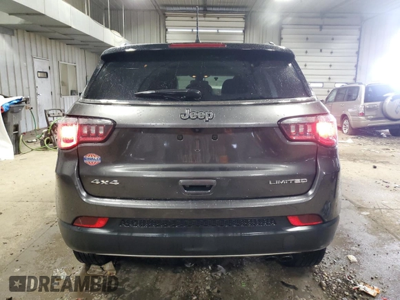 2018 Jeep Compass Limited с VIN 3C4NJDCB8JT454542, выставлен на аукционе Copart как лот 51874225 с пробегом 71 681 миль миль и На запчасти • Non repairable. История ставок и продаж доступна на DreamBid. Изображение 6.
