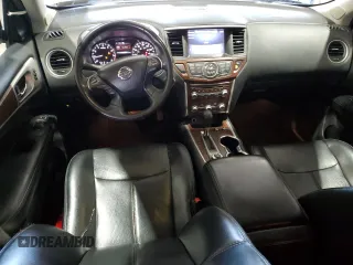 2017 Nissan Pathfinder SL with VIN 5N1DR2MM5HC627668, listed as a Copart auction lot 51353145 with 84,129 mi miles and Salvage Title. Bid and sale history available at carsss.com. Image 8.