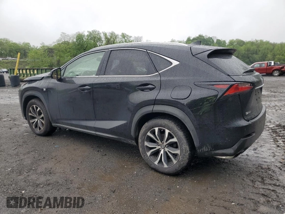 2016 Lexus NX 200t with VIN JTJBARBZ1G2089529, listed as a Copart auction lot 54798925 with 128,629 mi miles and Salvage title. Bid and sale history available at DreamBid. Image 2.