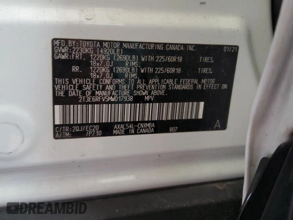 2021 Toyota RAV4 Hybrid XSE with VIN 2T3E6RFV5MW017938, listed as a Copart auction lot 47437045 with 39,149 mi miles and Clean title. Bid and sale history available at DreamBid. Image 13.