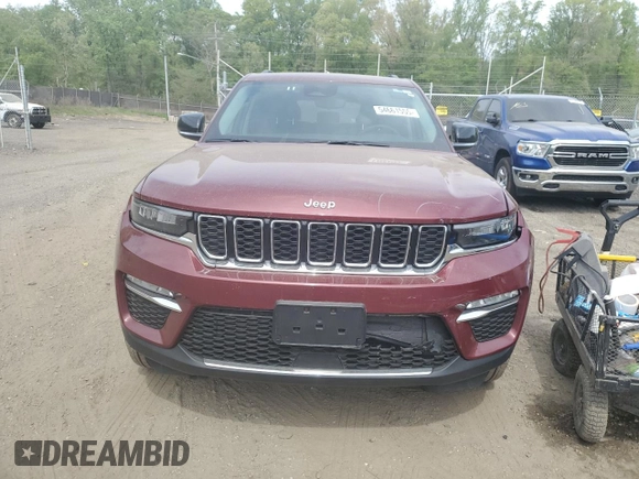 2023 Jeep Grand Cherokee Limited with VIN 1C4RJHBGXPC523600, listed as a Copart auction lot 54661555 with 42,933 mi miles and Salvage title. Bid and sale history available at DreamBid. Image 5.