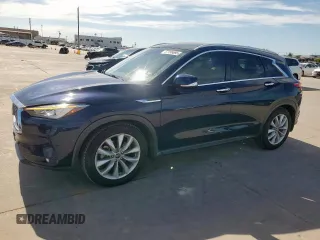 2019 Infiniti QX50 Luxe z VIN 3PCAJ5M1XKF123830, wystawiony jako Copart lot #57996695 z przebiegiem 105 967 mil mil oraz Szkoda całkowita • Salvage title. Historia ofert i sprzedaży dostępna na DreamBid. Obrazek 1.
