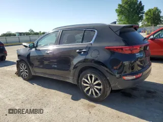 2018 Kia Sportage EX with VIN KNDPN3AC1J7384535, listed as a Copart auction lot 56664255 with 109,560 mi miles and Salvage title. Bid and sale history available at DreamBid. Image 2.