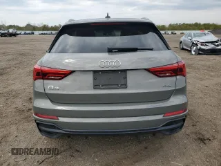 2021 Audi Q3 S line Premium with VIN WA1DECF38M1022053, listed as a Copart auction lot 47713663 with 17,545 mi miles. Bid and sale history available at carsss.com. Image 6.