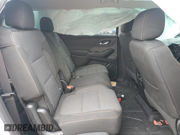 2019 Chevrolet Traverse LS z VIN 1GNERFKW5KJ281765, wystawiony jako Copart lot #57705285 z przebiegiem 34 820 mil mil oraz Szkoda całkowita • Salvage title. Historia ofert i sprzedaży dostępna na DreamBid. Obrazek 11.