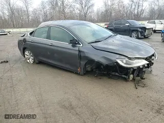 2015 Chrysler 200 C with VIN 1C3CCCCG6FN545716, listed as a Copart auction lot 81449054 with 144,132 mi miles and Salvage Title. Bid and sale history available at carsss.com. Image 10.
