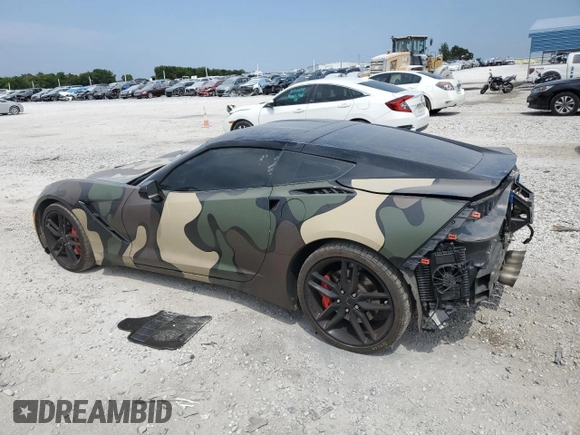 2016 Chevrolet Corvette Z51 2LT z VIN 1G1YK2D75G5108670, wystawiony jako Copart lot #66790664 z przebiegiem 95 642 mil mil oraz Szkoda całkowita • Salvage title. Historia ofert i sprzedaży dostępna na DreamBid. Obrazek 2.