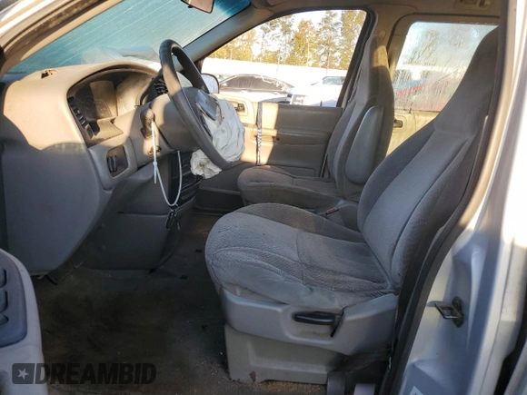 2000 Ford Windstar LX with VIN 2FMZA5042YBC35154, listed as a Copart auction lot 75300434 with 418,318 mi miles and Salvage Title. Bid and sale history available at carsss.com. Image 7.